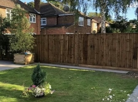 Gallery new garden fence